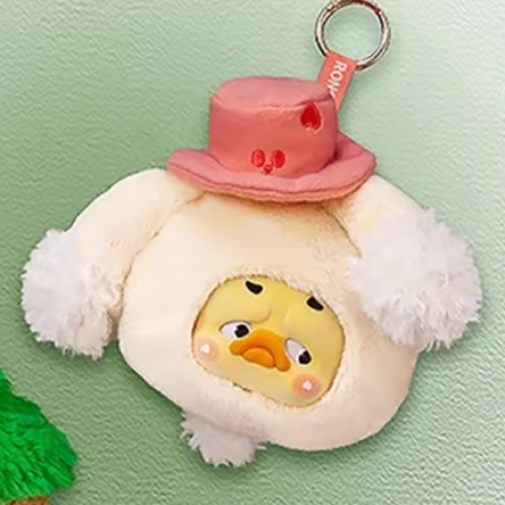 Upset Duck Fable Rebels Keychain - Message to Alice Duck